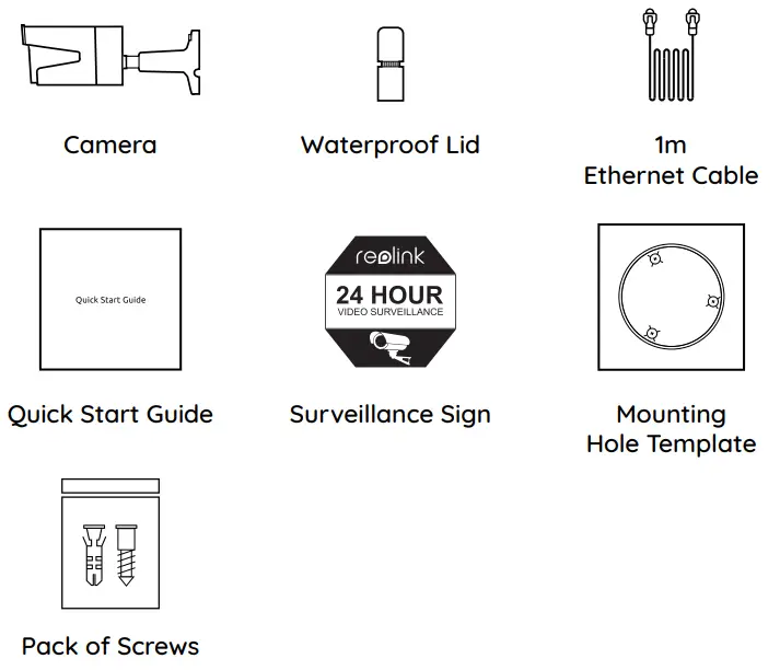 reolink 2012A WiFi IP Camera Instruction -