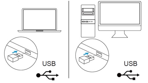 CHESONA Multi Device Bluetooth Keyboard and Mouse Combo - How to connect with my desktop