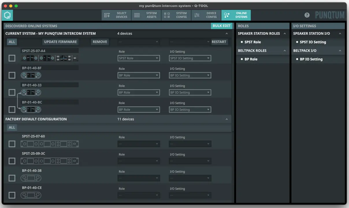 PUNQTUM Q Tool System Configuration Software Q Series Network Based Intercom System- fig7