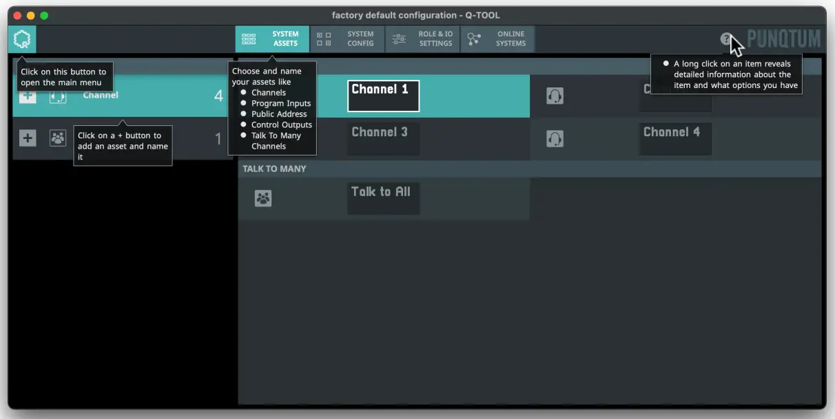 PUNQTUM Q Tool System Configuration Software Q Series Network Based Intercom System- fig9