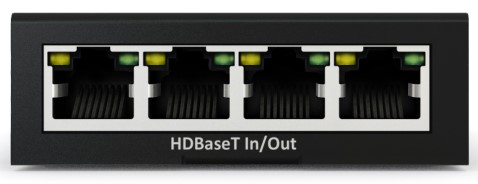 Solutions MS-0401 4-way HDBaseT - IP Gateway - Connectivity Overview - front