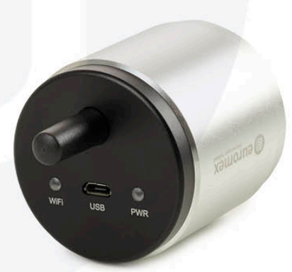 euromex DC.5000-WiFi-3 Camera with 5 MP CMOS Sensor User Guide - Powering up the camera