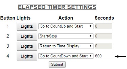sapling Elapsed Timer Control Panel - Setting up a Countdown with sbdconfig or Web Interface 2