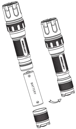 Operation of flashlight