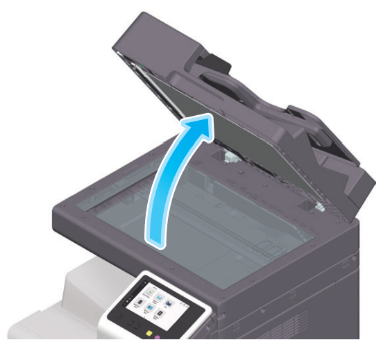 Sindoh D330A Multi Function Peripherals Printer - Open the ADF.