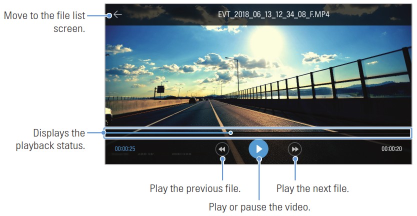 THINKWARE Q800PROB Dash Cam - Using the mobile viewer 2