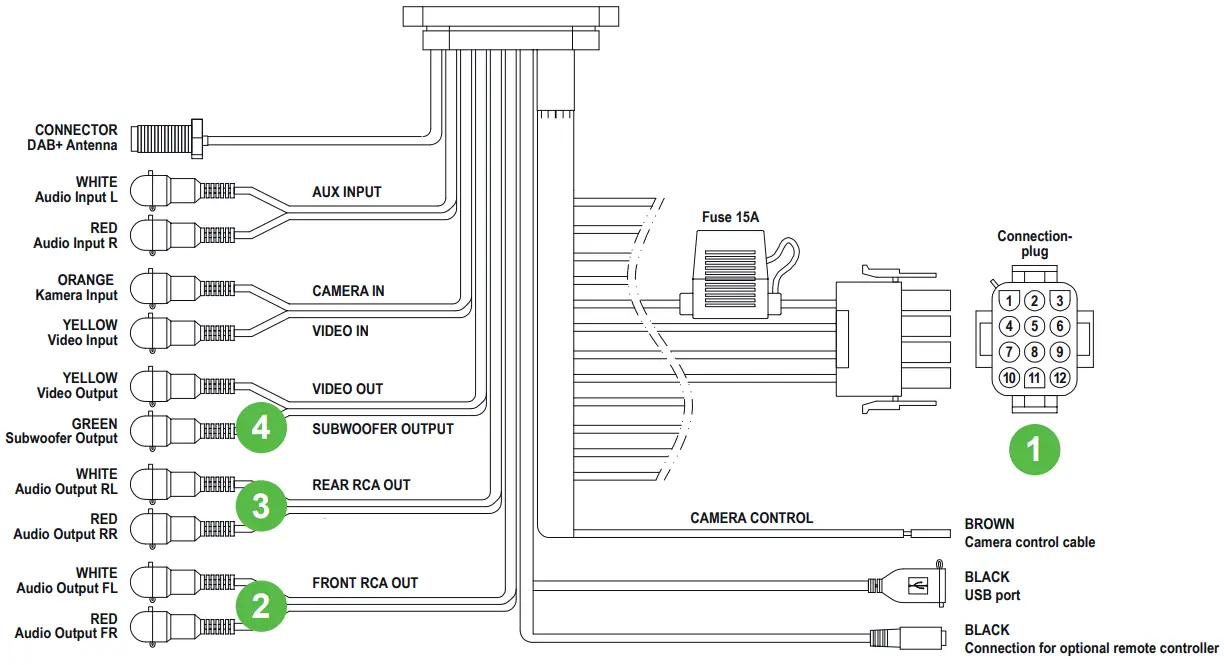 esxaudio VMR303 Marine Media Audio receiver - FIG 1