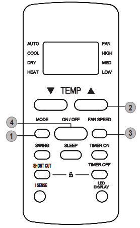 inventor M3GHP290 12 Air Conditioning Systems with Remote Control -button .