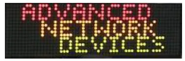 ADVANCED NETWORK DEVICES IPCSS RWB MB Small IP Display