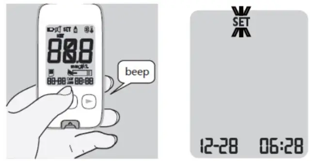 MedlinePlus KT21 BT Blood Beta-Ketone Monitoring - Change
Settings