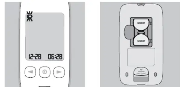 MedlinePlus KT21 BT Blood Beta-Ketone Monitoring - Inserting the
Batteries