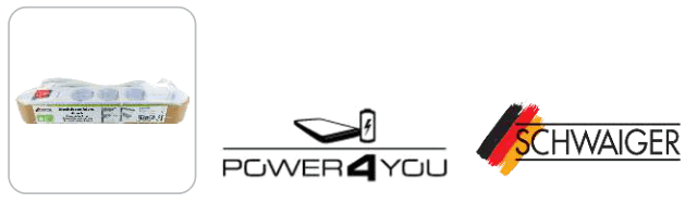 SCHWAIGER NET0007 Power Strip 4-Way - fig