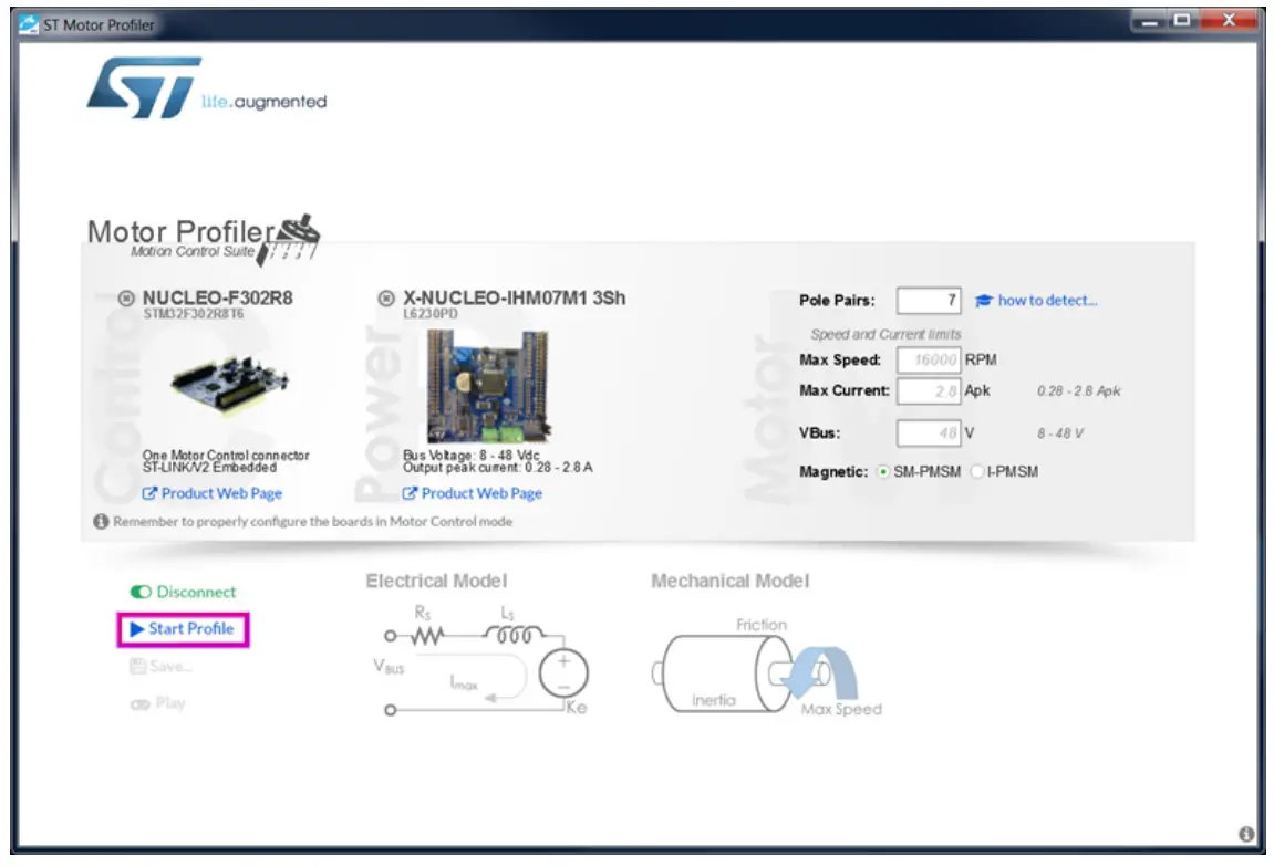 ST life augmented UM3016 Motor Control Software Development Kit - Figure 9