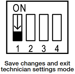 STELPRO PYROBOX3 Control Panel For Snow Melting System - Save changes and exit