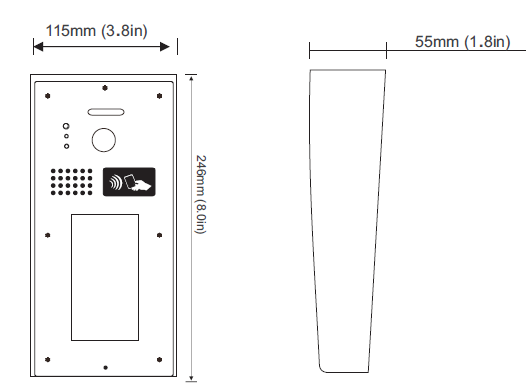 Spacetronik SPD-D1M1 Video Intercom System fig 2