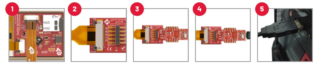 4D SYSTEMS pixxiLCD 13P2 CTP CLB Display Arduino Platform Evaluation Expansion Board - Connection Options 1