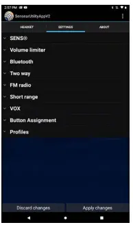 Sensear Utility App V2 Programming Tablet-fig3