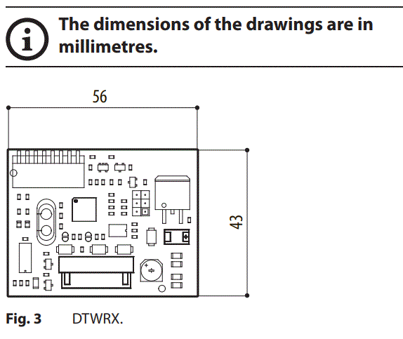 VIDEOTEC DTWRX Telemetry Data Receiver for Wiper and Washer Remote Control Instruction Manual - Fig 3