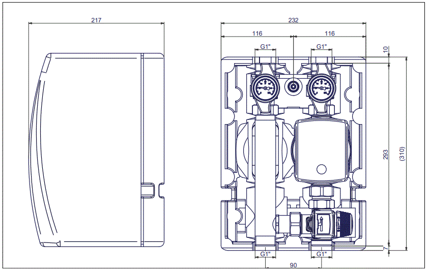 WATTS-HKF20-Series-Pump-Mixing-Valve-Group-with-Thermostatic-Fix-Point-Control-For-Heating-Systems-fig-3