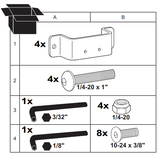 ergotron 200 Series Command Post Brackets 1