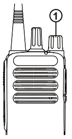 motorola CP100d Non Keypad Portable Radio - Volume