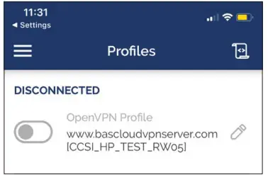 CONTEMPORARY CONTROLS Using OpenVPN File on iOS-6
