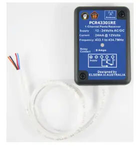 ELSEMA PCR433WG Wiegand Output Penta Receiver - Output.
