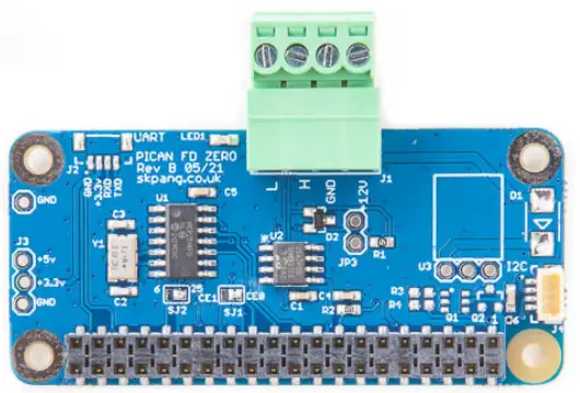 SK Pang electronics PICANFDZ-SMPS PiCAN FD Zero CAN FD HAT for Raspberry Pi Zero with 1A SMPS-fig3