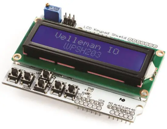 WHADDA WPSH203 LCD and Keypad Shield for Arduino