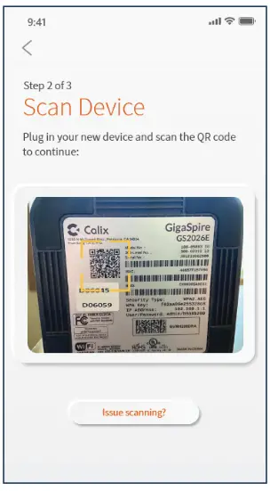 sctelcom Calix QSGCommandIQ App - bottom