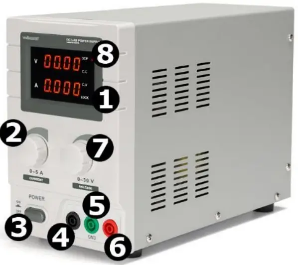 velleman LABPS3005NDC Lab Power Supply with LED Display - Overview