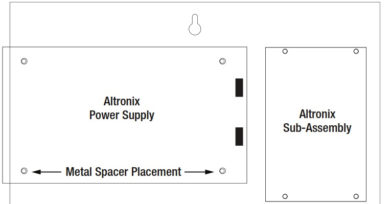 Altronix Trove1SP1 Trove Access And Power Integration Solutions - Configuration of Altronix Power Supply 1