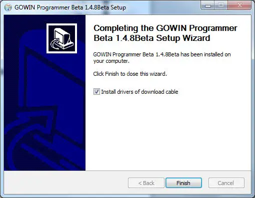 FIG 14 Finish Installing Programmer