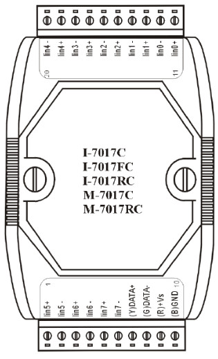 Logicbus M-7017C 8-channel Current Input Data Acquisition - Assignment