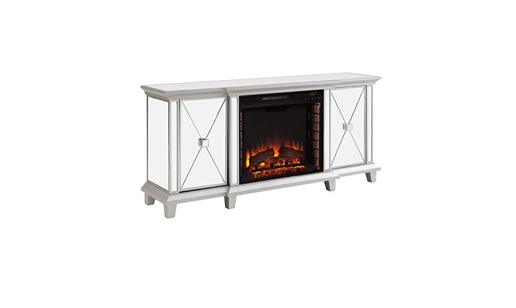 Lantara FA1140456 Furniture Toppington Mirrored Media Console