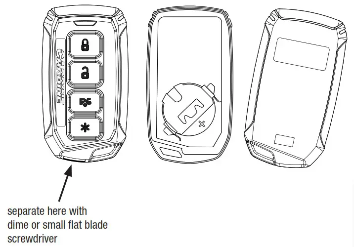 Carbine 46CR Remote Start with Keyless Entry System - Replacing the Remote Controller Battery