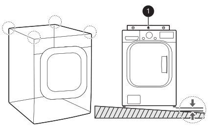LG WM8900HBA Efficiency Stackable Smart Front Load Washer - 18
