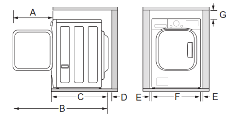 LG WM8900HBA Efficiency Stackable Smart Front Load Washer - 3