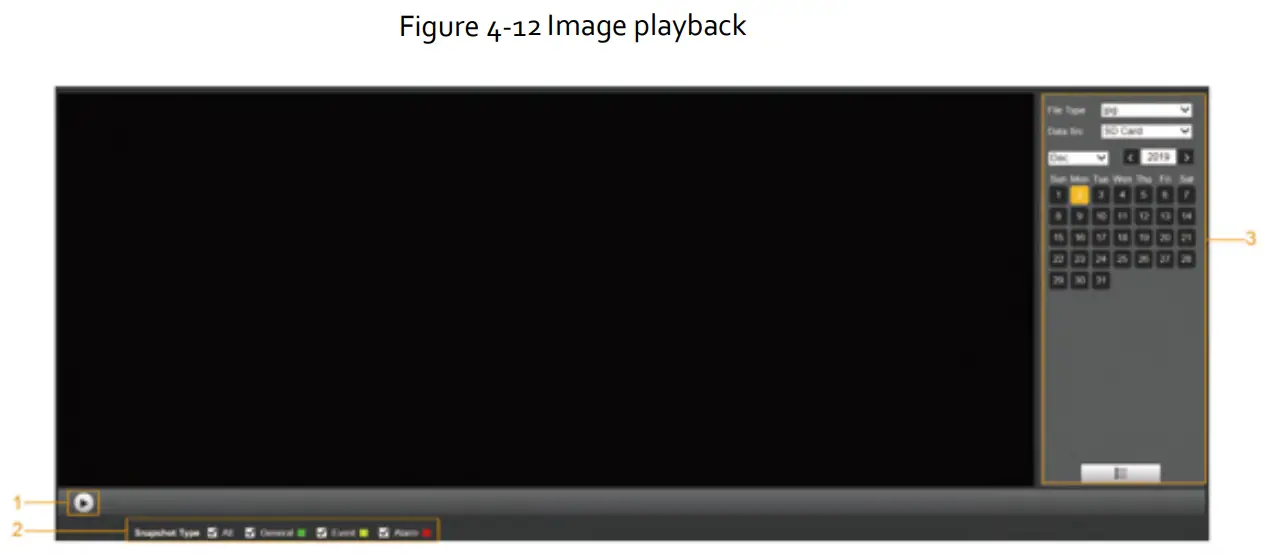 Zhejiang Dahua Vision Technology DH-SD2AY Network PT Camera Web 3.0 - Image playback