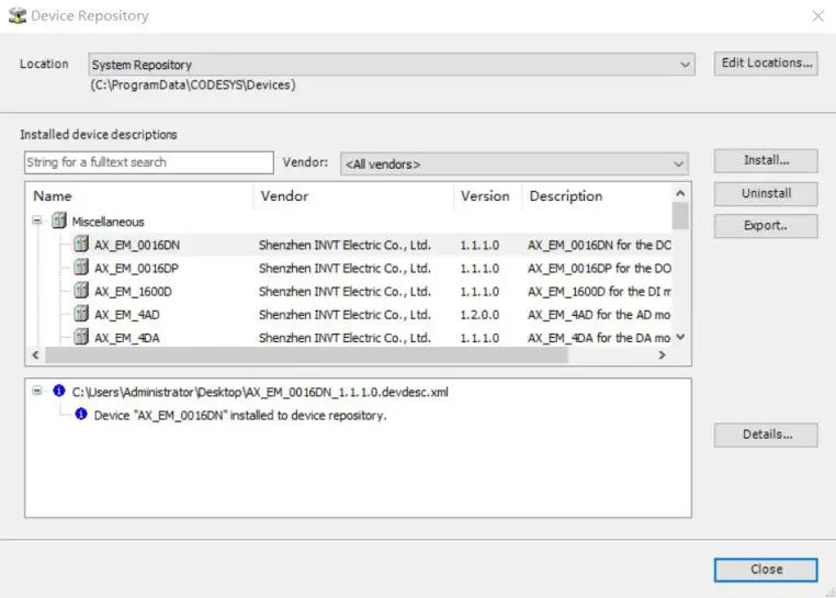3 Interface 3.1 Interface distribution