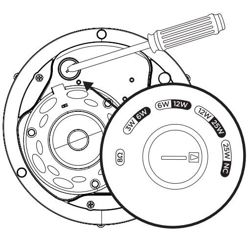 BOSE DesignMax DM3C In Ceiling Loudspeaker Installation Guide - Loudspeaker Settings