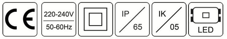 Beghelli DL IP65 Recessed LED Downlight - fig
