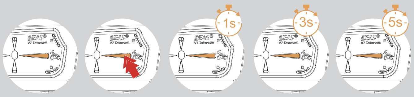 EJEAS V7 Motorcycle Bluetooth Helmet Intercom - FIGURE 5