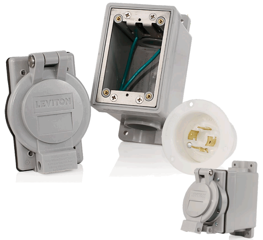 LEVITON Q 1229A Generator Inlet Box Kits -