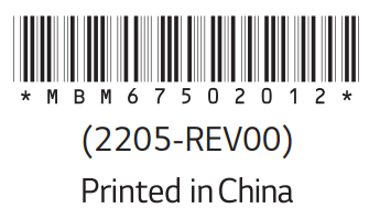 LG 34WP75C LED LCD Monitor - bar code