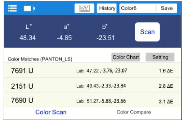 Linshang LS176B Color Spectrophotometer Colorimeter with Spectral Reflecta - 5