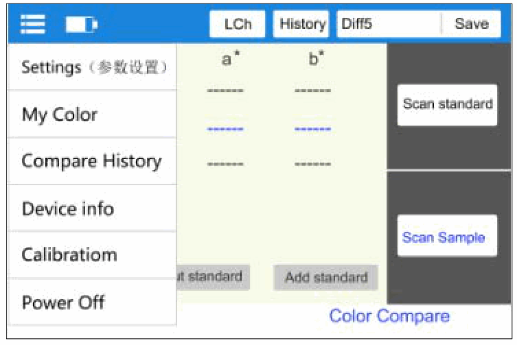 Linshang LS176B Color Spectrophotometer Colorimeter with Spectral Reflecta - 7