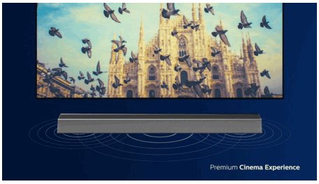 PHILIPS TAB8947 98 Soundbar 3 1 2 with Wireless Subwoofer - Epic sound