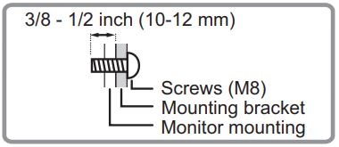 SHARP PN-HE751 LCD Monitor User Manual - To attach a VESA-compliant mounting bracket