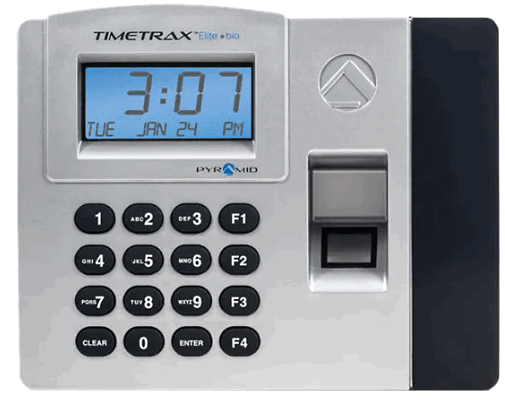 TIMETRAX Elite Bio Biometric Time CLock System User Guide